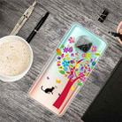 For Xiaomi Mi 10T Lite 5G Shockproof Painted Transparent TPU Protective Case(Tree Cat) - 1