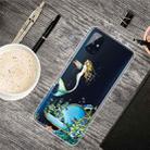 For OnePlus Nord N100 Shockproof Painted Transparent TPU Protective Case(Mermaid) - 1