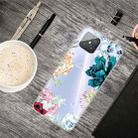 For Huawei Nova 8 SE Shockproof Painted Transparent TPU Protective Case(Gem Flower) - 1