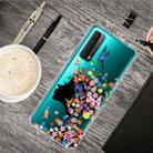 For Huawei P Smart 2021 Shockproof Painted Transparent TPU Protective Case(Oiran Girl) - 1