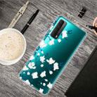 For Huawei P Smart 2021 Shockproof Painted Transparent TPU Protective Case(Magnolia) - 1