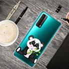 For Huawei P Smart 2021 Shockproof Painted Transparent TPU Protective Case(Takekuma) - 1