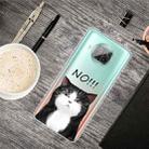 For Xiaomi Mi 10T Lite 5G Shockproof Painted Transparent TPU Protective Case(NO Cat) - 1