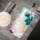 For Xiaomi Mi 10T Lite 5G Shockproof Painted Transparent TPU Protective Case(Gem Flower) - 1