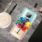 For Xiaomi Mi 10T Lite 5G Shockproof Painted Transparent TPU Protective Case(Oil Painting Tree) - 1