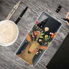 For Xiaomi Mi 10T Pro Shockproof Painted Transparent TPU Protective Case(Flower Deer) - 1