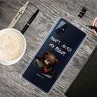 For OnePlus Nord N10 5G Shockproof Painted Transparent TPU Protective Case(Chainsaw Bear) - 1