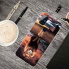 For OnePlus Nord N100 Shockproof Painted Transparent TPU Protective Case(Desert Lion) - 1