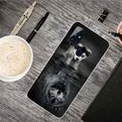 For OnePlus Nord N100 Shockproof Painted Transparent TPU Protective Case(Reflected Wolf) - 1