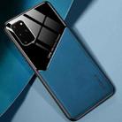 For Samsung Galaxy S20 Ultra All-inclusive Leather + Organic Glass Protective Case with Metal Iron Sheet(Royal Blue) - 1