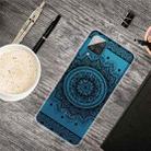 For Samsung Galaxy A12 Colored Drawing Clear TPU Protective Cases(Mandala) - 1
