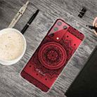 For Samsung Galaxy S21+ 5G Colored Drawing Clear TPU Protective Cases(Mandala) - 1