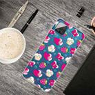 For Samsung Galaxy A12 Shockproof Painted Transparent TPU Protective Case(Strawberry Cake) - 1
