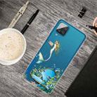 For Samsung Galaxy A12 Shockproof Painted Transparent TPU Protective Case(Mermaid) - 1