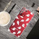 For Samsung Galaxy S21+ 5G Shockproof Painted Transparent TPU Protective Case(White Sea Lion) - 1