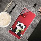 For Samsung Galaxy S21+ 5G Shockproof Painted Transparent TPU Protective Case(Takekuma) - 1