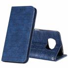 For Xiaomi Poco X3 NFC Lucky Flowers Embossing Pattern Magnetic Horizontal Flip Leather Case with Holder & Card Slots(Dark Blue) - 1