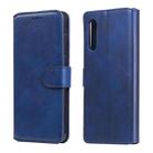 For LG Velvet 4G / Velvet 5G / G9 Classic Calf Texture PU + TPU Horizontal Flip Leather Case, with Holder & Card Slots & Wallet(Blue) - 1