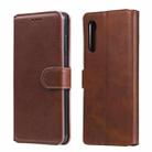 For LG Velvet 4G / Velvet 5G / G9 Classic Calf Texture PU + TPU Horizontal Flip Leather Case, with Holder & Card Slots & Wallet(Brown) - 1