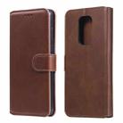 For Motorola Moto G9 Play Classic Calf Texture PU + TPU Horizontal Flip Leather Case, with Holder & Card Slots & Wallet(Brown) - 1