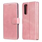 For OPPO Realme 7 / Narzo 20 Pro Classic Calf Texture PU + TPU Horizontal Flip Leather Case, with Holder & Card Slots & Wallet(Rose Gold) - 1