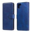 For OPPO Realme C11 Classic Calf Texture PU + TPU Horizontal Flip Leather Case, with Holder & Card Slots & Wallet(Blue) - 1