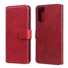 For vivo Y20 / Y20i Classic Calf Texture PU + TPU Horizontal Flip Leather Case, with Holder & Card Slots & Wallet(Red) - 1