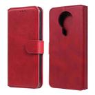 For Nokia 3.4 / 7.3 Classic Calf Texture PU + TPU Horizontal Flip Leather Case, with Holder & Card Slots & Wallet(Red) - 1