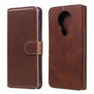 For Nokia 3.4 / 7.3 Classic Calf Texture PU + TPU Horizontal Flip Leather Case, with Holder & Card Slots & Wallet(Brown) - 1