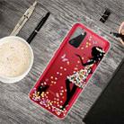 For Samsung Galaxy A02s Shockproof Painted Transparent TPU Protective Case(Girl) - 1