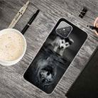 For Huawei Nova 8 SE Shockproof Painted Transparent TPU Protective Case(Reflected Wolf) - 1