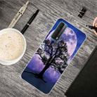 For Huawei P Smart 2021 Shockproof Painted Transparent TPU Protective Case(Moon Tree) - 1