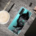 For Huawei P Smart 2021 Shockproof Painted Transparent TPU Protective Case(Mutant Wolf) - 1