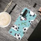 For Huawei P Smart 2021 Shockproof Painted Transparent TPU Protective Case(Smiling Panda) - 1