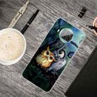 For Xiaomi Mi 10T Lite 5G Shockproof Painted Transparent TPU Protective Case(Owl) - 1