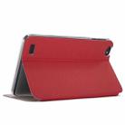 For Teclast P80X TECLAST Business Horizontal Flip PU Leather Case with Holder(Red) - 1