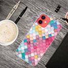 For iPhone 12 mini Shockproof Painted Transparent TPU Protective Case (Color Quartet) - 1