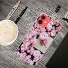 For iPhone 12 mini Shockproof Painted Transparent TPU Protective Case (Envelope Rose) - 1