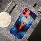 For iPhone 12 / 12 Pro Shockproof Painted Transparent TPU Protective Case(Blu-ray Carving) - 1
