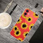 For iPhone 12 / 12 Pro Shockproof Painted Transparent TPU Protective Case(Yellow Chrysanthemum) - 1
