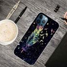 For iPhone 12 Pro Max Shockproof Painted Transparent TPU Protective Case(Colorful Feathers) - 1