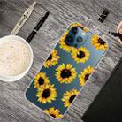 For iPhone 12 Pro Max Shockproof Painted Transparent TPU Protective Case(Yellow Chrysanthemum) - 1