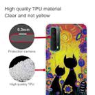 For Huawei P Smart 2021 Shockproof Painted Transparent TPU Protective Case(Oil Painting Black Cat) - 4