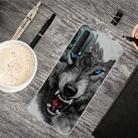 For Huawei P Smart 2021 Shockproof Painted Transparent TPU Protective Case(Mountain Wolf) - 1