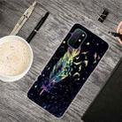 For OnePlus 8T Shockproof Painted Transparent TPU Protective Case(Colorful Feathers) - 1