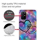 For OnePlus 8T Shockproof Painted Transparent TPU Protective Case(Starry Love) - 4