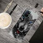 For OnePlus 8T Shockproof Painted Transparent TPU Protective Case(Mountain Wolf) - 1