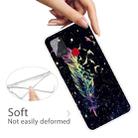 For Samsung Galaxy A21s Shockproof Painted Transparent TPU Protective Case(Colorful Feathers) - 3