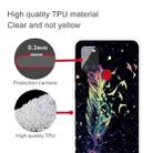 For Samsung Galaxy A21s Shockproof Painted Transparent TPU Protective Case(Colorful Feathers) - 4