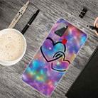 For Samsung Galaxy A21s Shockproof Painted Transparent TPU Protective Case(Starry Love) - 1